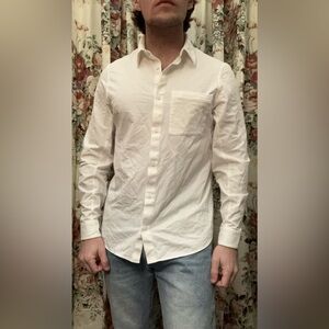 lululemon athletica White Casual Commission Long-Sleeve Button Down Shirt